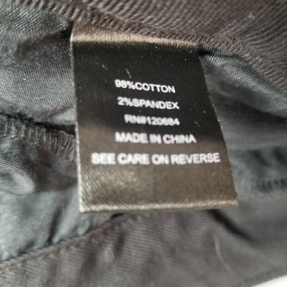 HT Denim Low-Rise Black Gray Ombre Skinny Denim Pants Size 11 Juniors - Picture 8 of 9